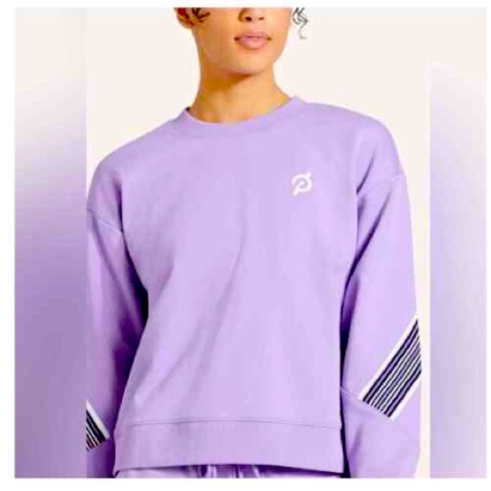 Peloton Lavender Crew Neck Sweater